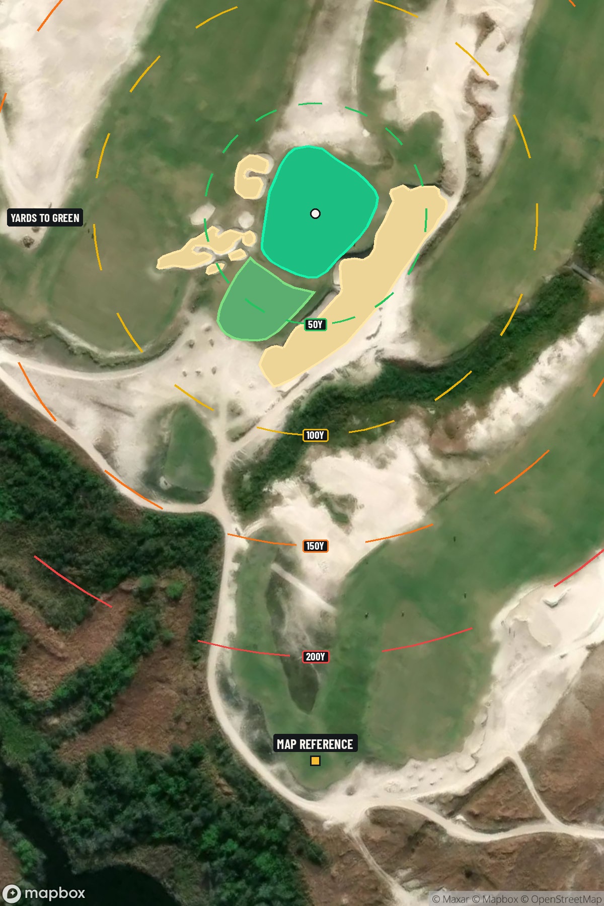 Hole 5 aerial at Streamsong Resort (Black Course)