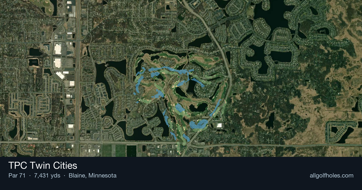TPC Twin Cities aerial view