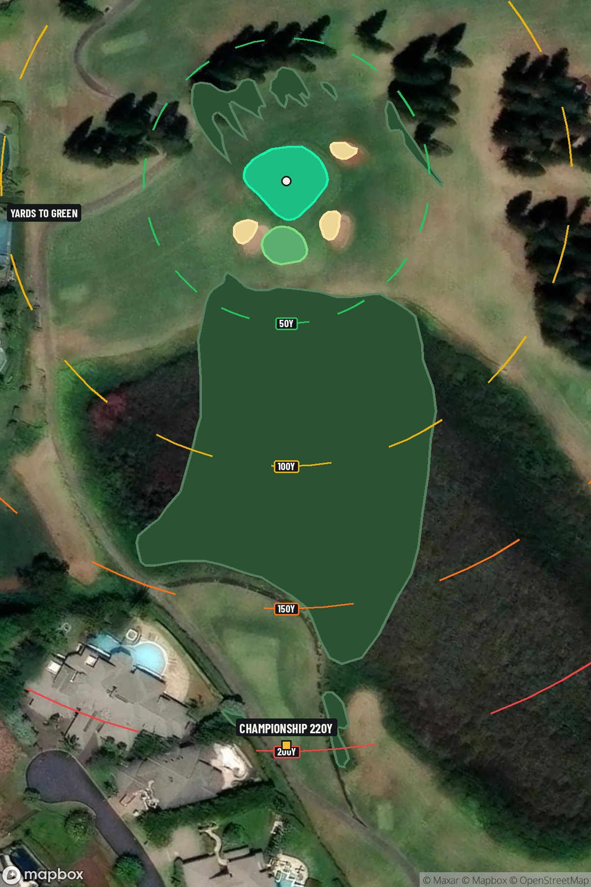 Hole 6 aerial at Kapalua Resort (Bay course)
