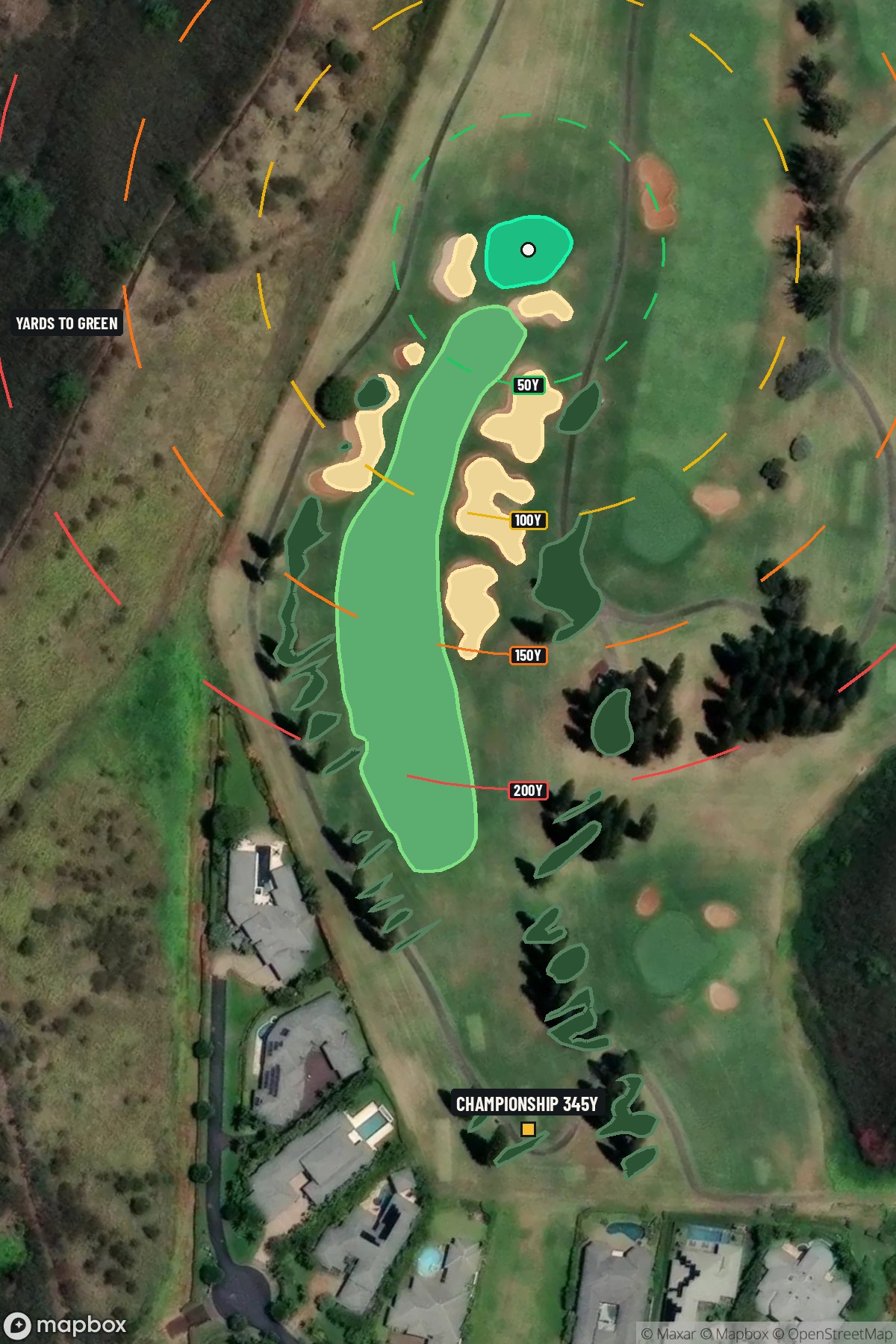 Hole 7 aerial at Kapalua Resort (Bay course)
