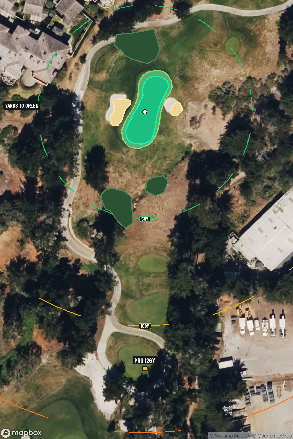Hole 13 aerial at Links at Spanish Bay, The