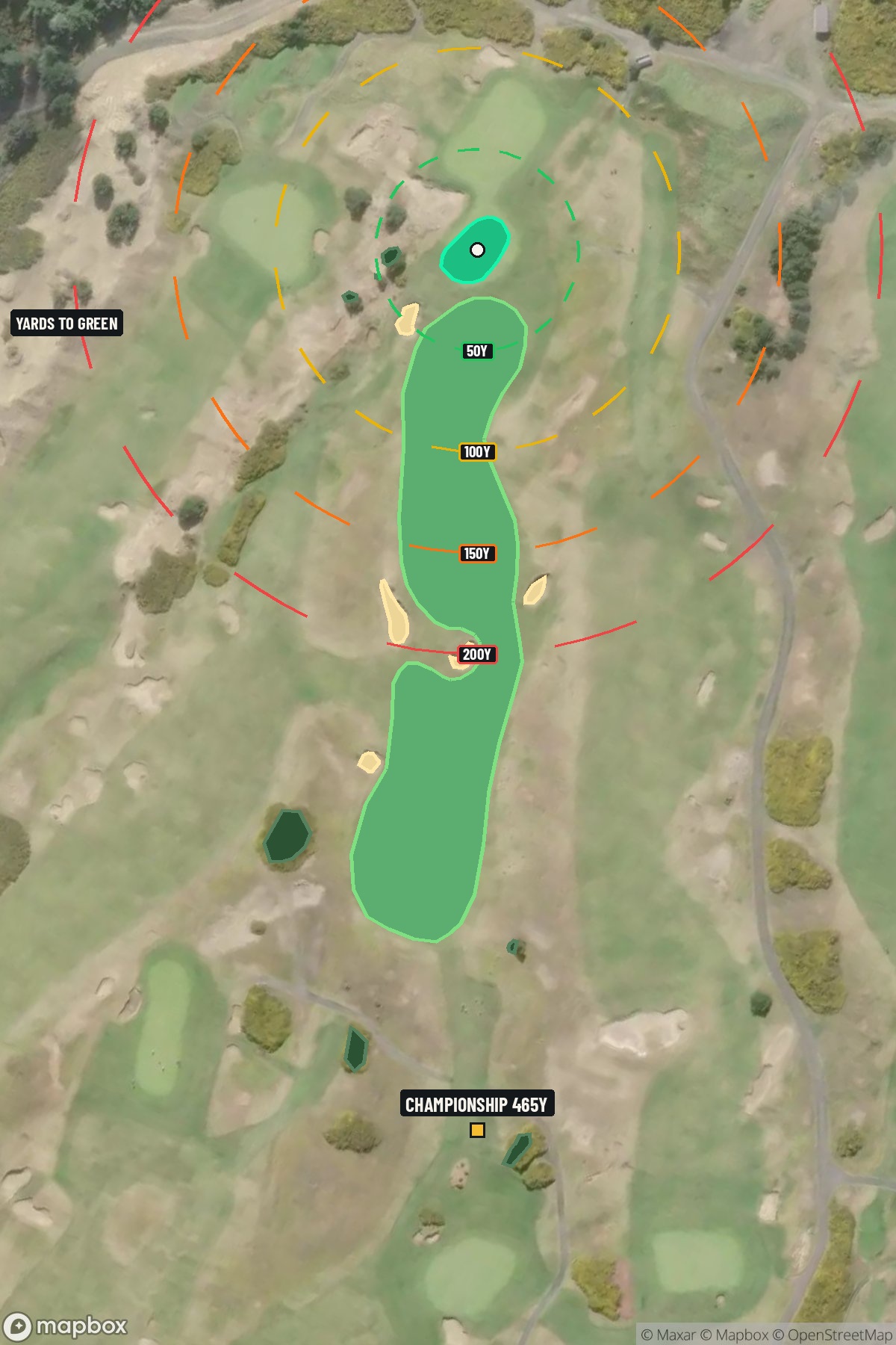 Hole 10 aerial at Bandon Dunes Resort (Old Macdonald Course)