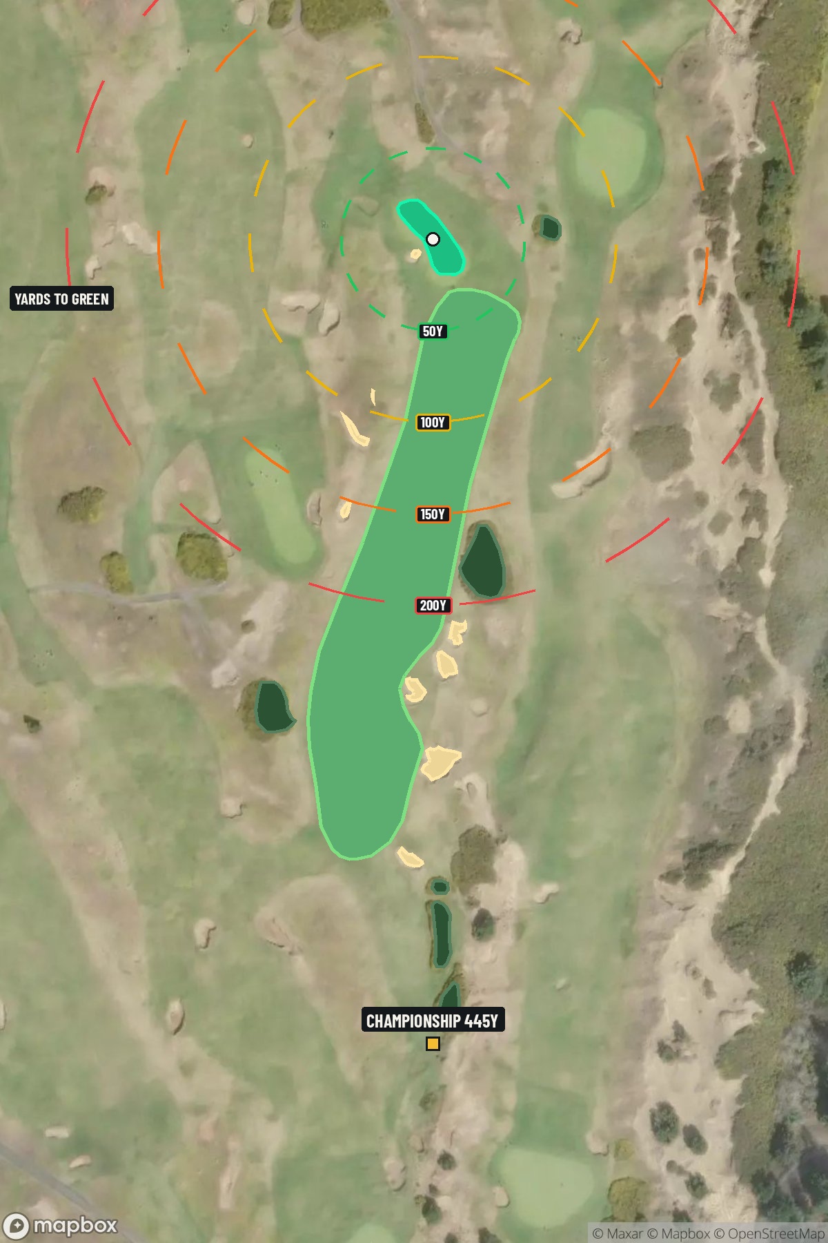 Hole 11 aerial at Bandon Dunes Resort (Old Macdonald Course)