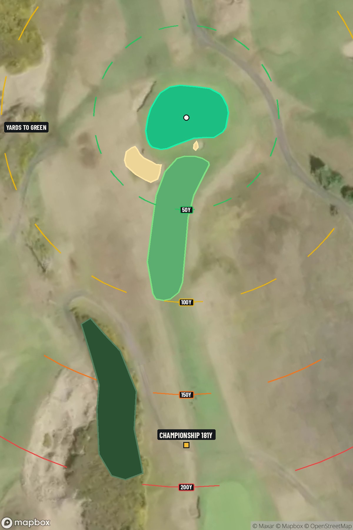 Hole 2 aerial at Bandon Dunes Resort (Old Macdonald Course)