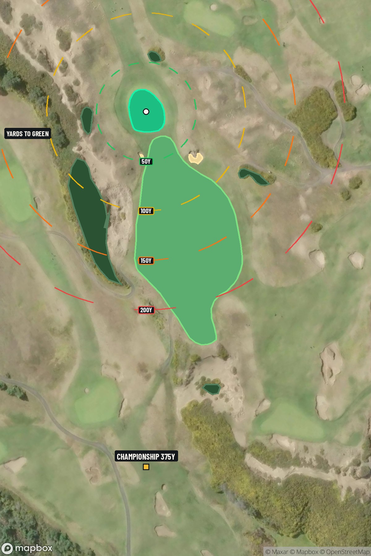Hole 3 aerial at Bandon Dunes Resort (Old Macdonald Course)