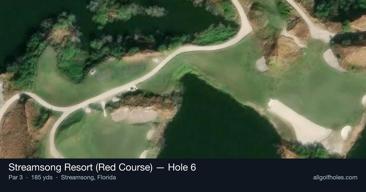 Hole 6 aerial at Streamsong Resort (Red Course)