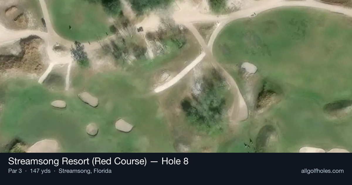 Hole 8 aerial at Streamsong Resort (Red Course)