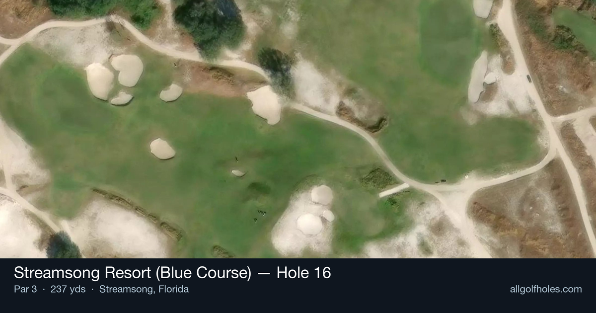 Hole 16 aerial at Streamsong Resort (Blue Course)