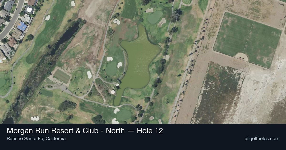Hole 12 aerial at Morgan Run Resort & Club - North