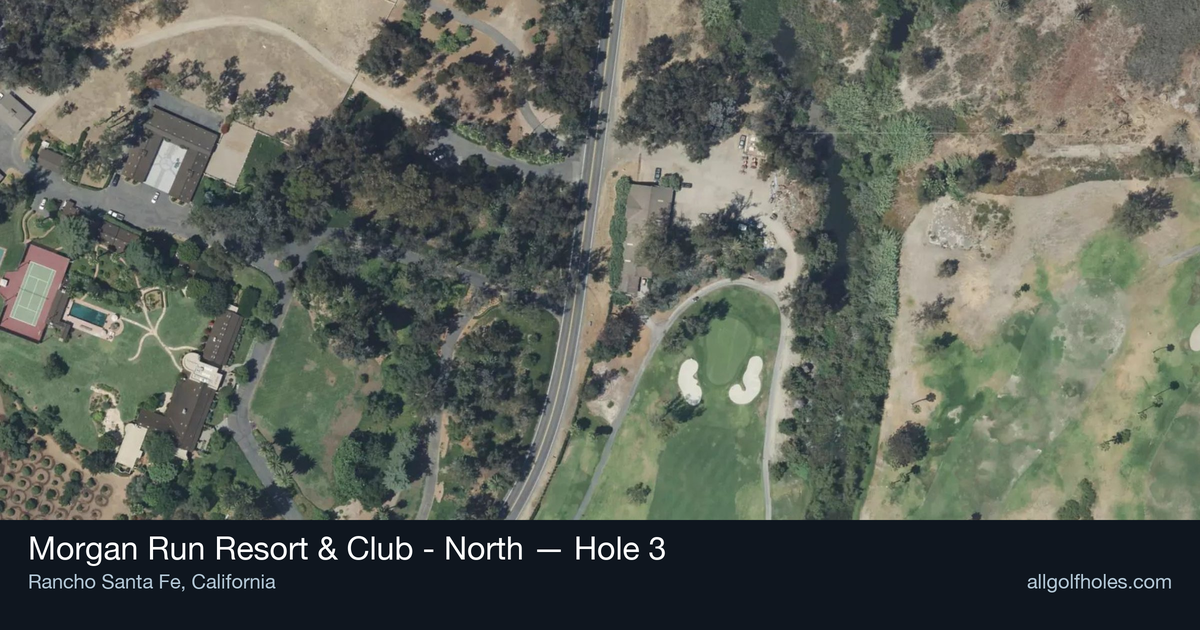 Hole 3 aerial at Morgan Run Resort & Club - North