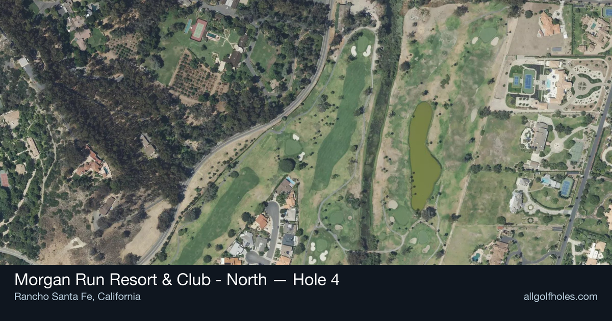 Hole 4 aerial at Morgan Run Resort & Club - North
