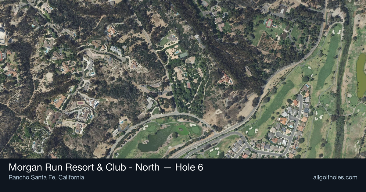 Hole 6 aerial at Morgan Run Resort & Club - North