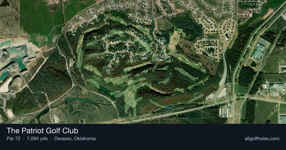 The Patriot Golf Club aerial view