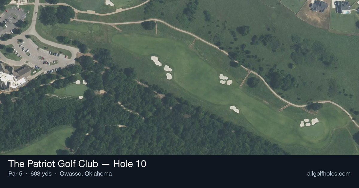 Hole 10 aerial at The Patriot Golf Club