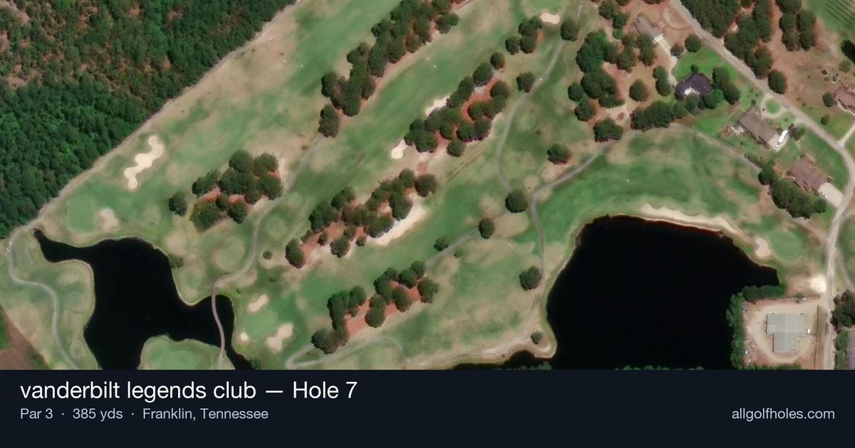 Hole 7 aerial at vanderbilt legends club