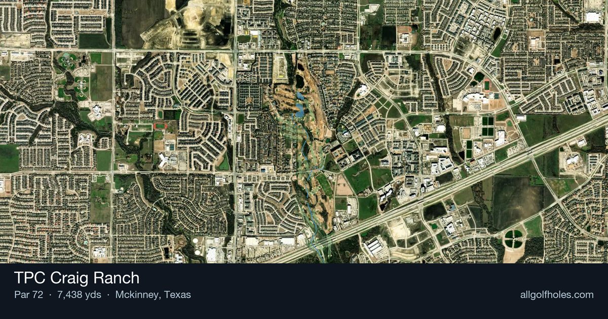TPC Craig Ranch aerial view