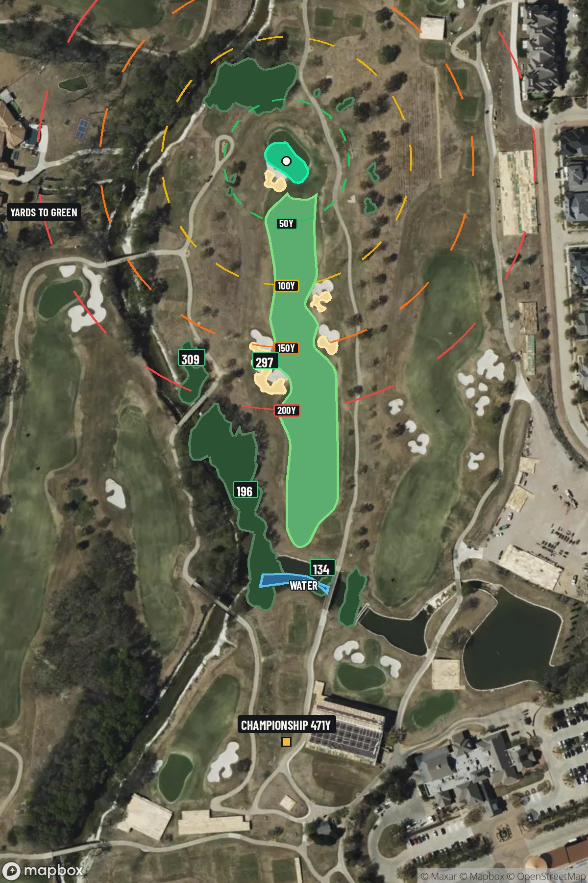 Hole 10 aerial at TPC Craig Ranch