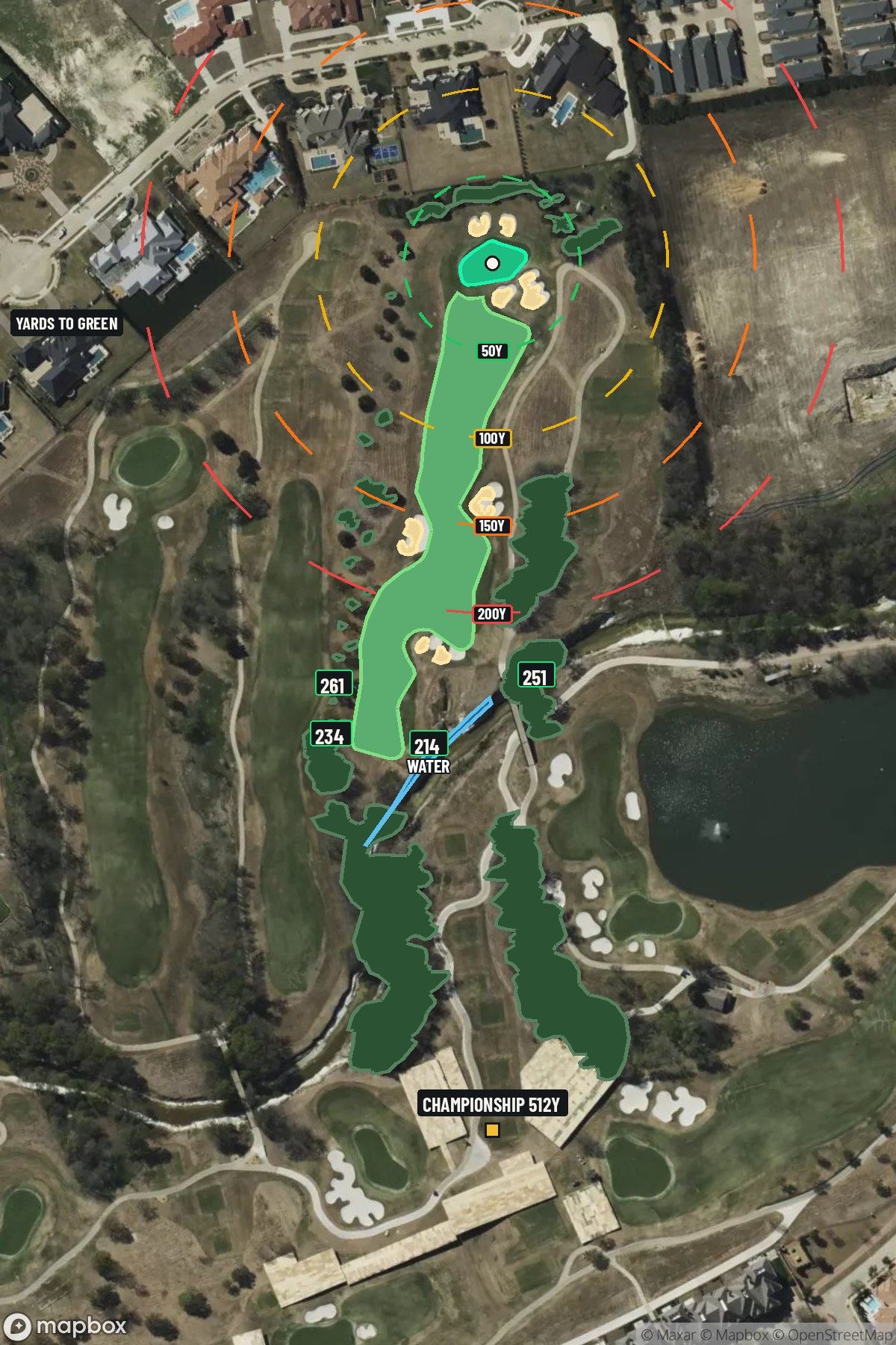 Hole 13 aerial at TPC Craig Ranch