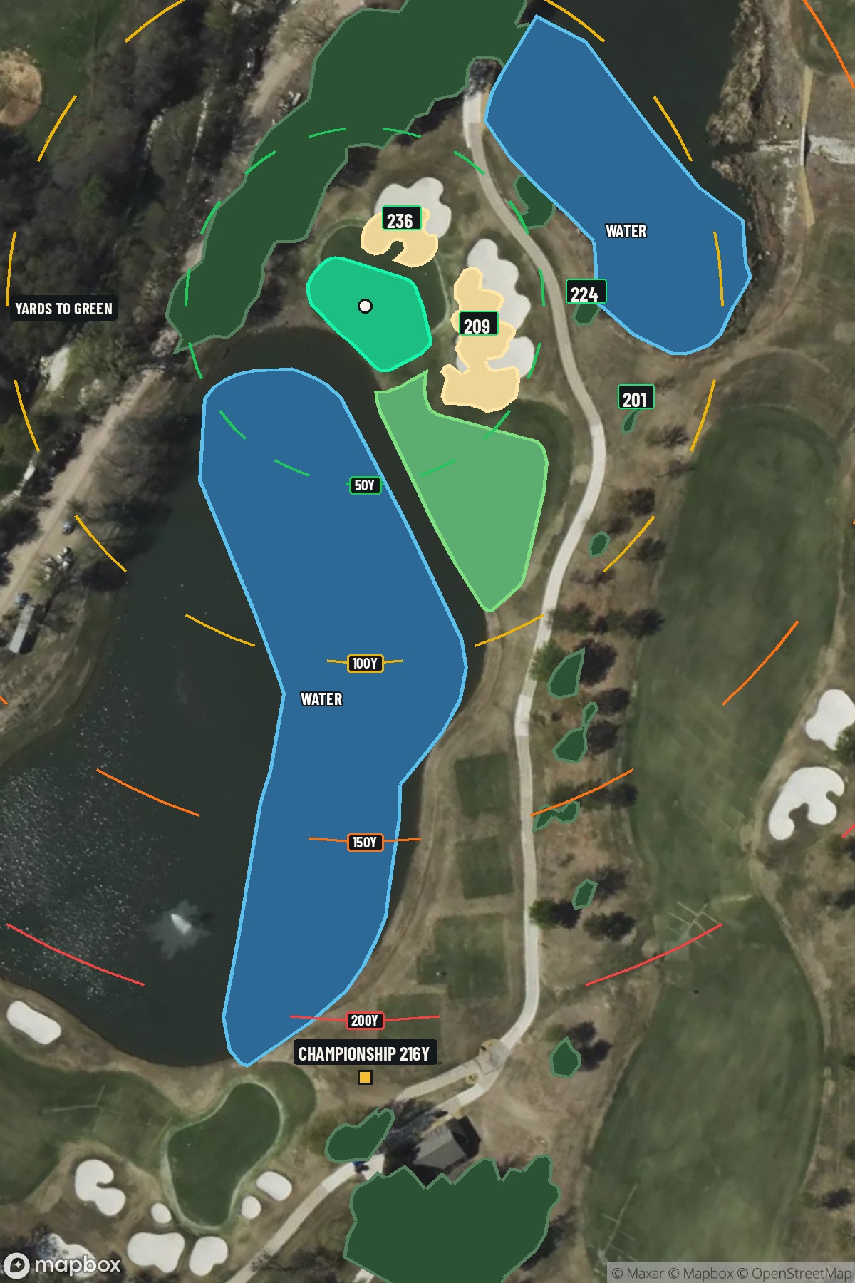 Hole 15 aerial at TPC Craig Ranch