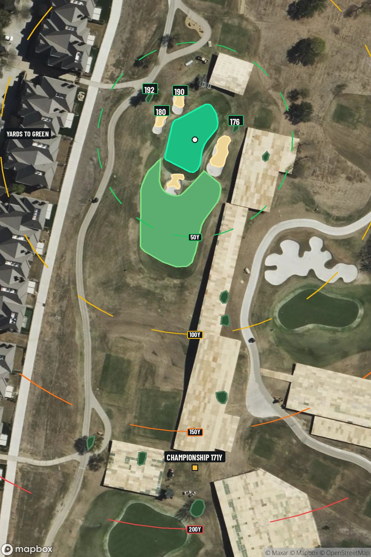 Hole 17 aerial at TPC Craig Ranch