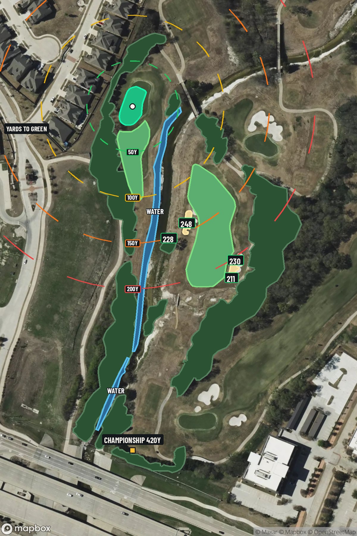 Hole 3 aerial at TPC Craig Ranch