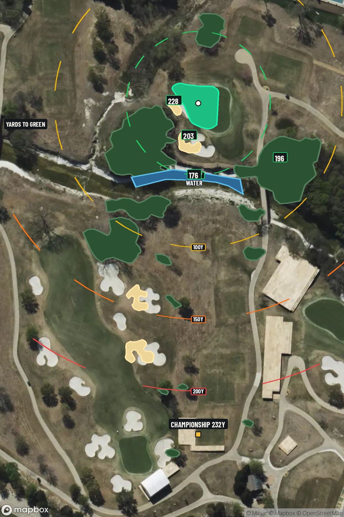 Hole 7 aerial at TPC Craig Ranch
