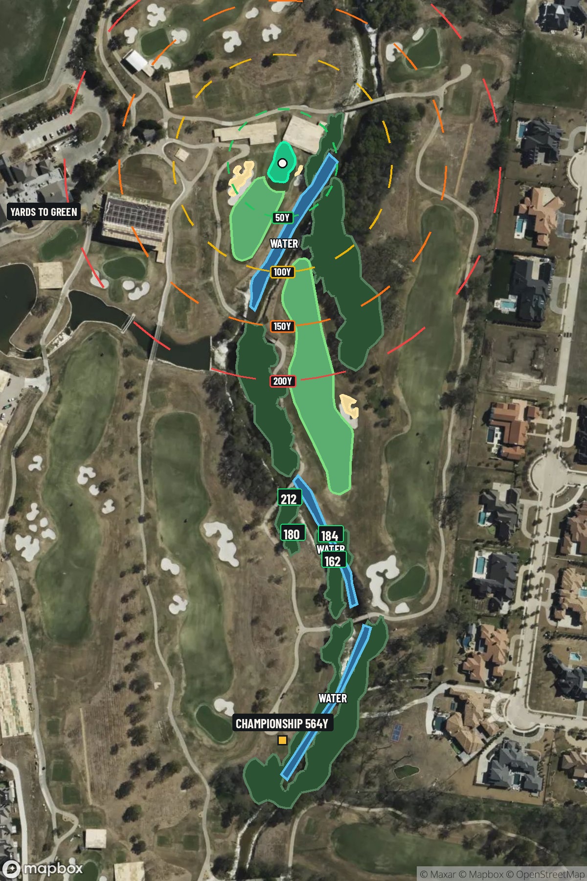 Hole 9 aerial at TPC Craig Ranch