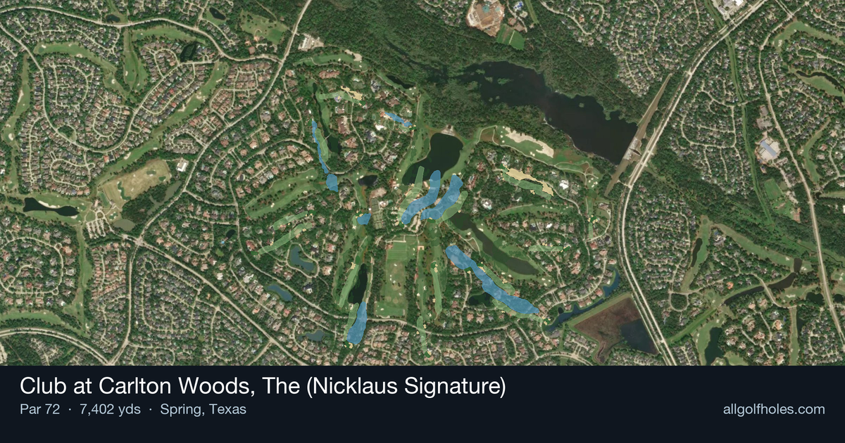 Club at Carlton Woods, The (Nicklaus Signature) aerial view