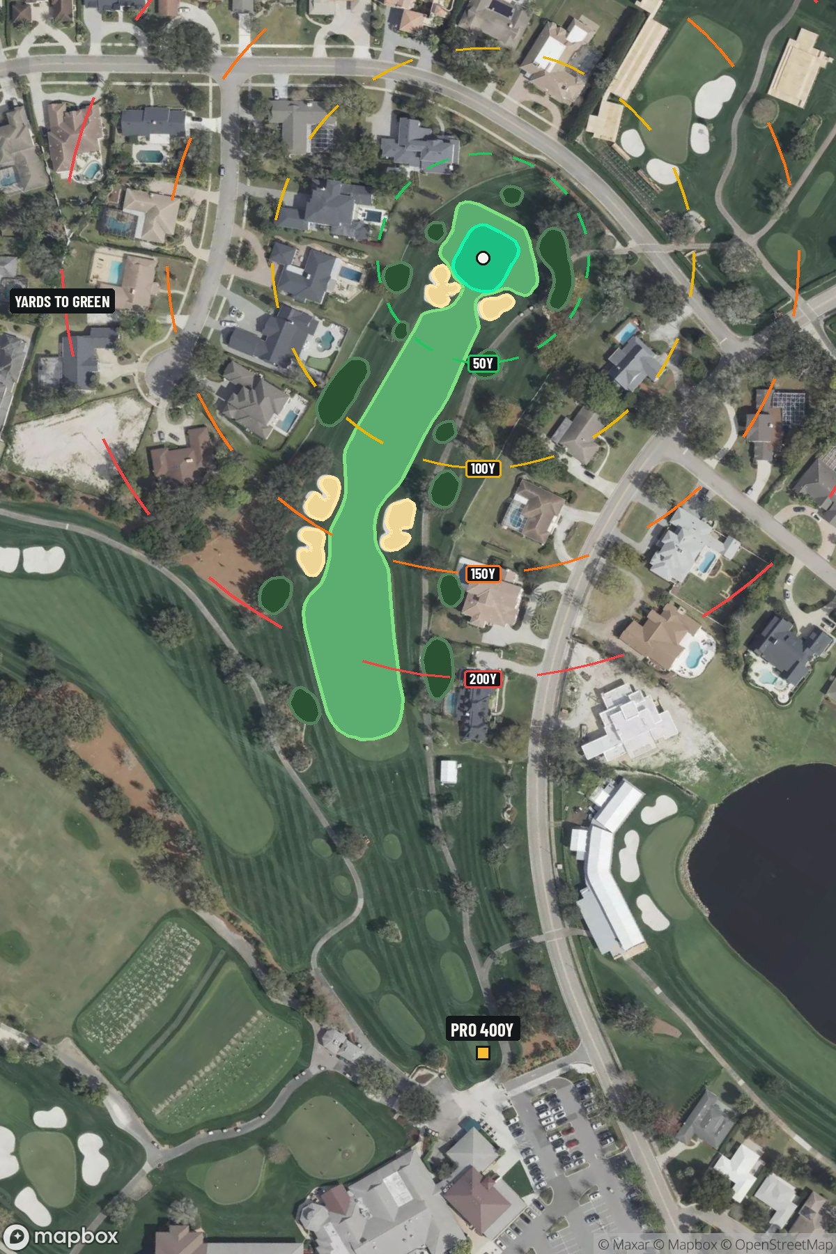 Hole 10 aerial at Bay Hill Club & Lodge