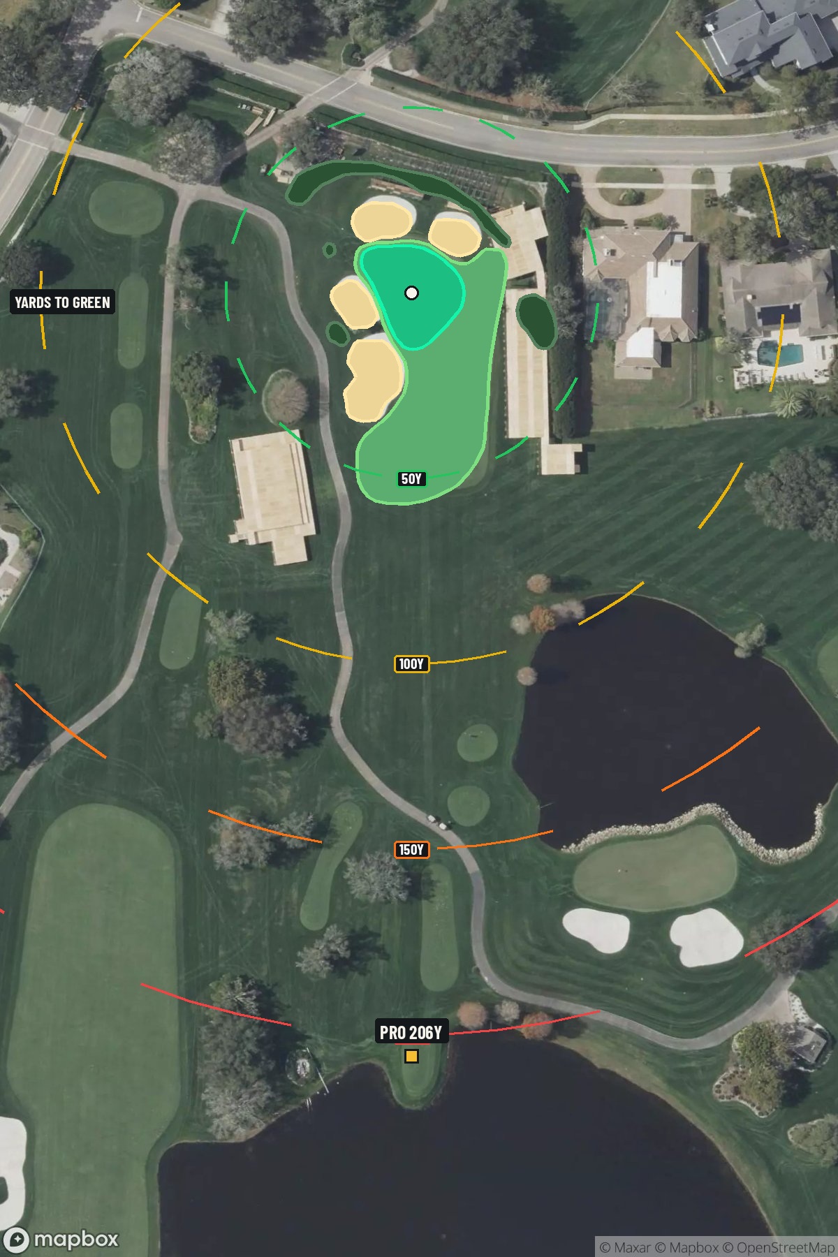 Hole 14 aerial at Bay Hill Club & Lodge