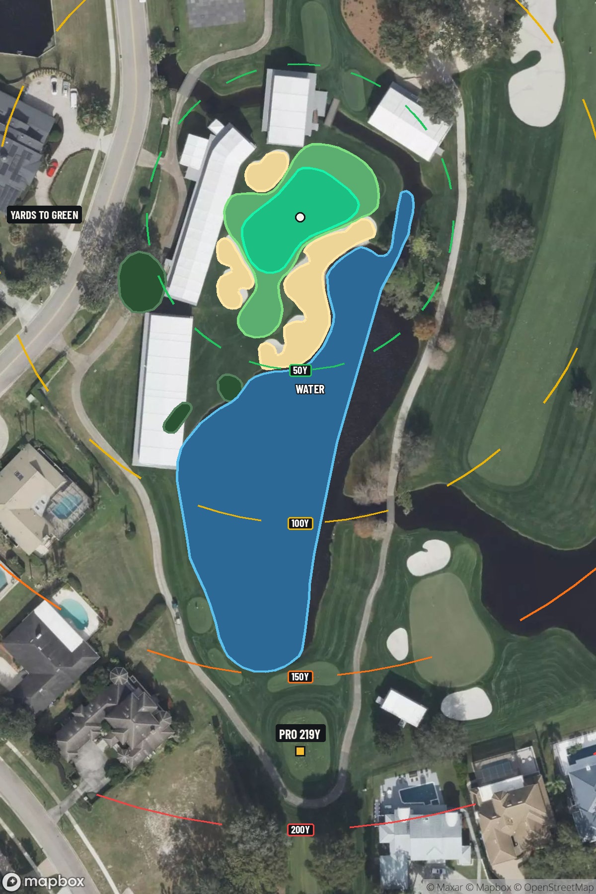 Hole 17 aerial at Bay Hill Club & Lodge