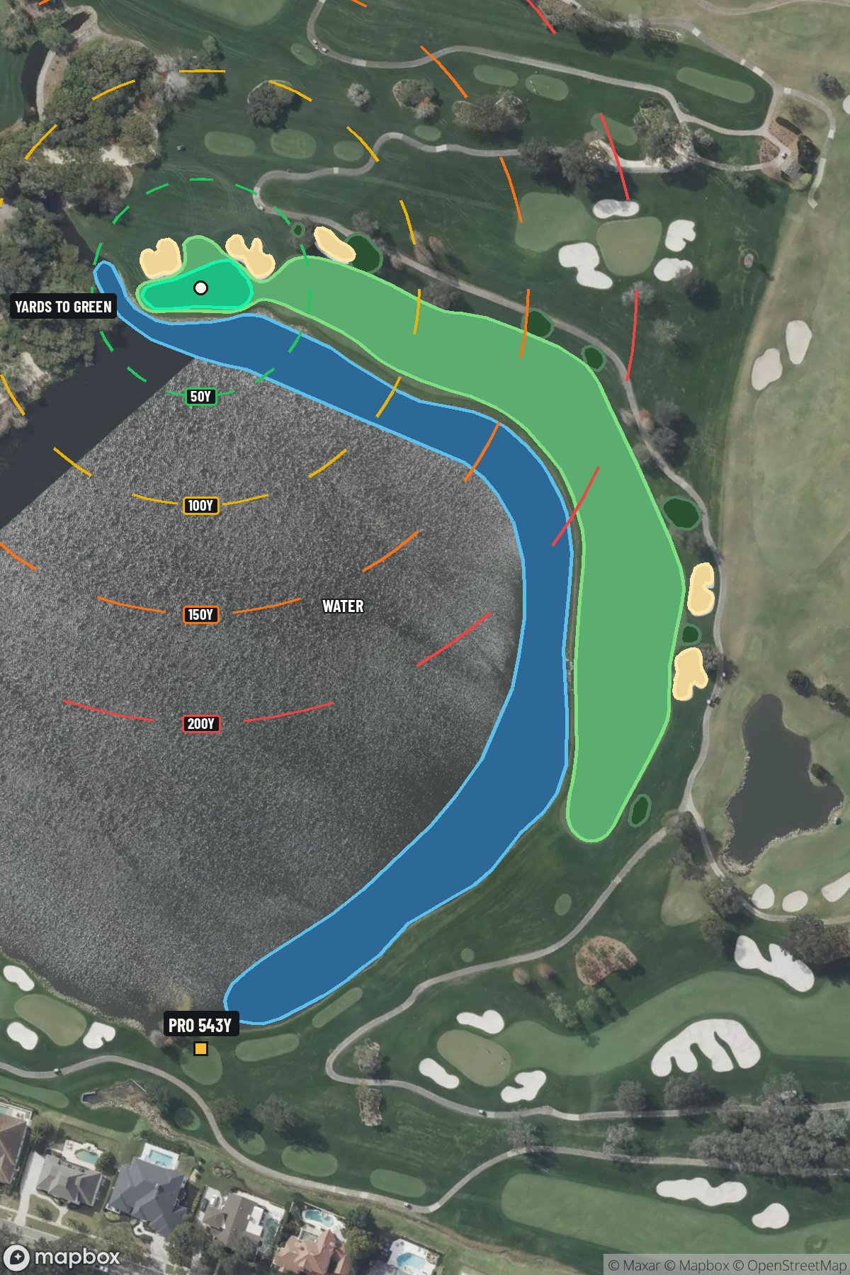 Hole 6 aerial at Bay Hill Club & Lodge