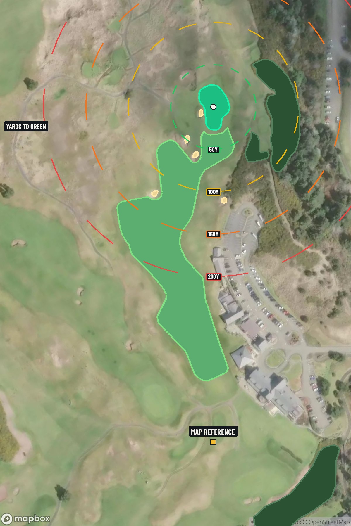 Hole 1 aerial at Bandon Dunes Resort (Bandon Dunes Course)