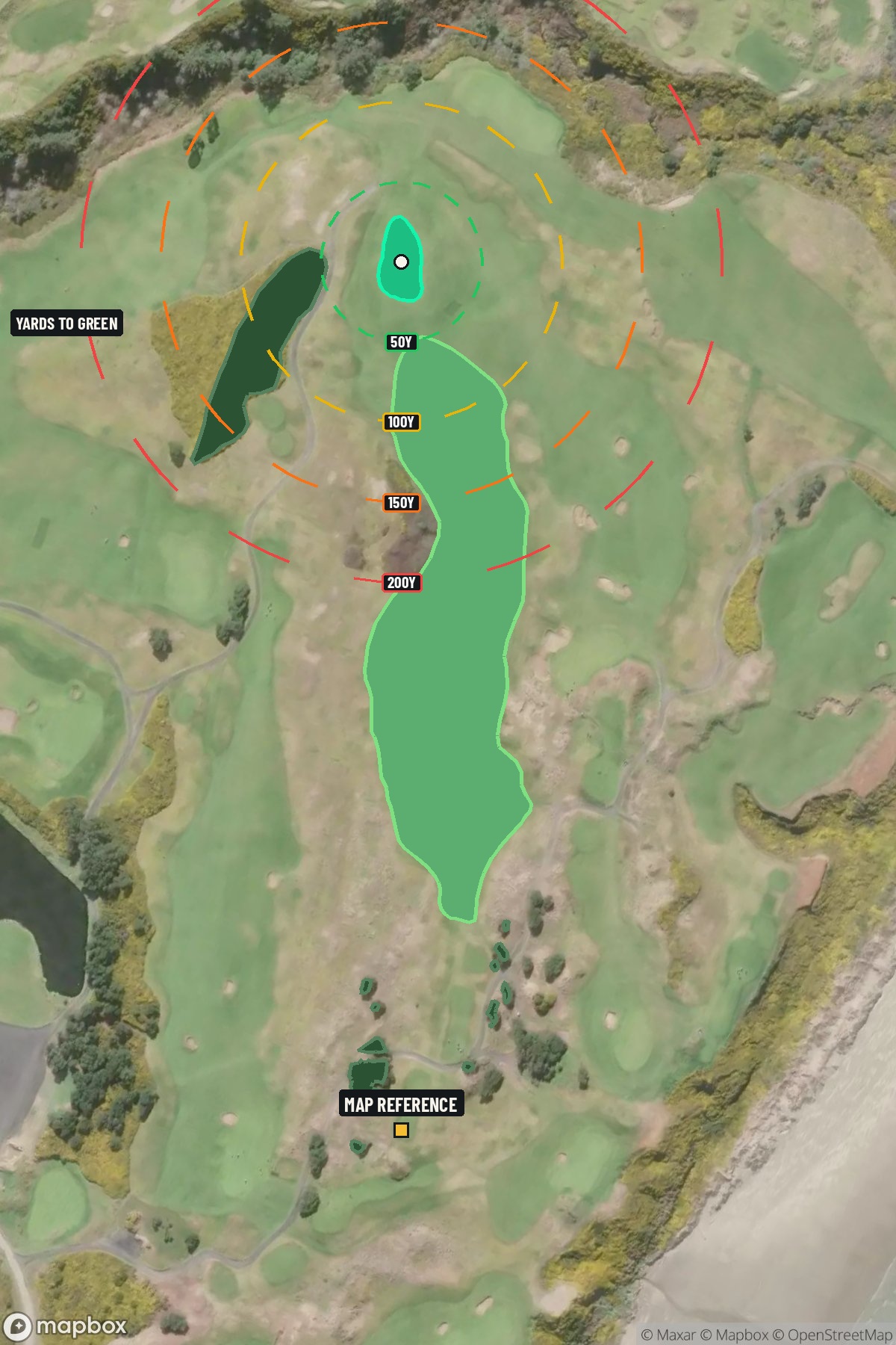 Hole 13 aerial at Bandon Dunes Resort (Bandon Dunes Course)
