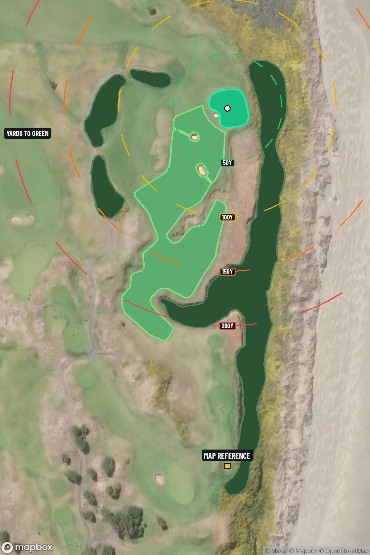 Hole 16 aerial at Bandon Dunes Resort (Bandon Dunes Course)