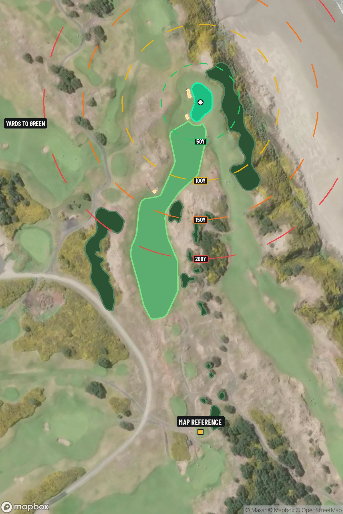 Hole 4 aerial at Bandon Dunes Resort (Bandon Dunes Course)