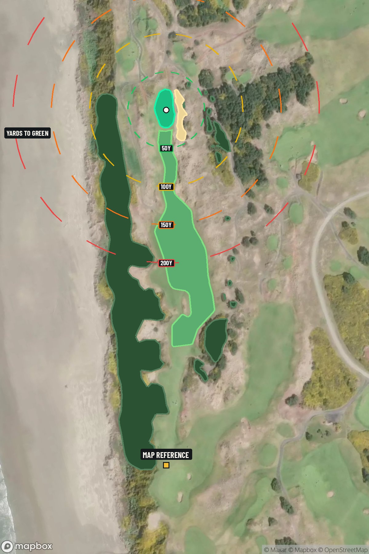 Hole 5 aerial at Bandon Dunes Resort (Bandon Dunes Course)