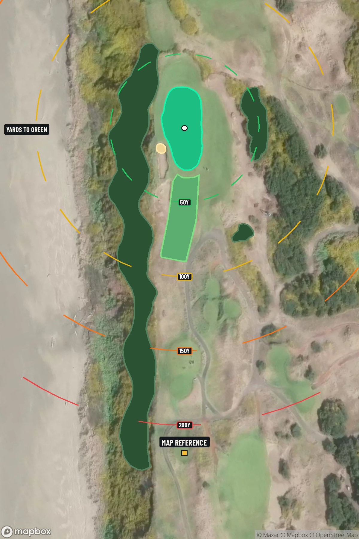 Hole 6 aerial at Bandon Dunes Resort (Bandon Dunes Course)