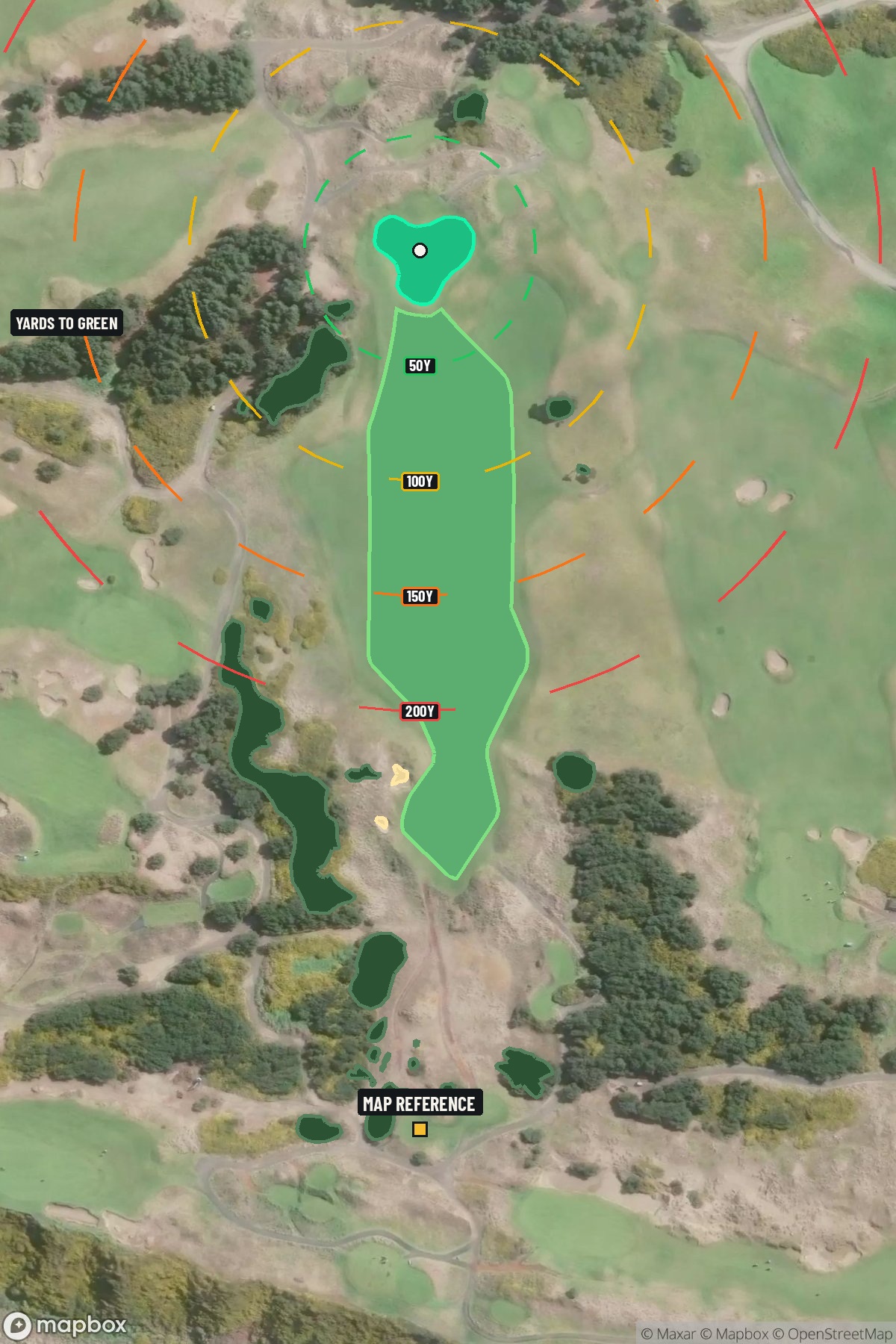 Hole 7 aerial at Bandon Dunes Resort (Bandon Dunes Course)