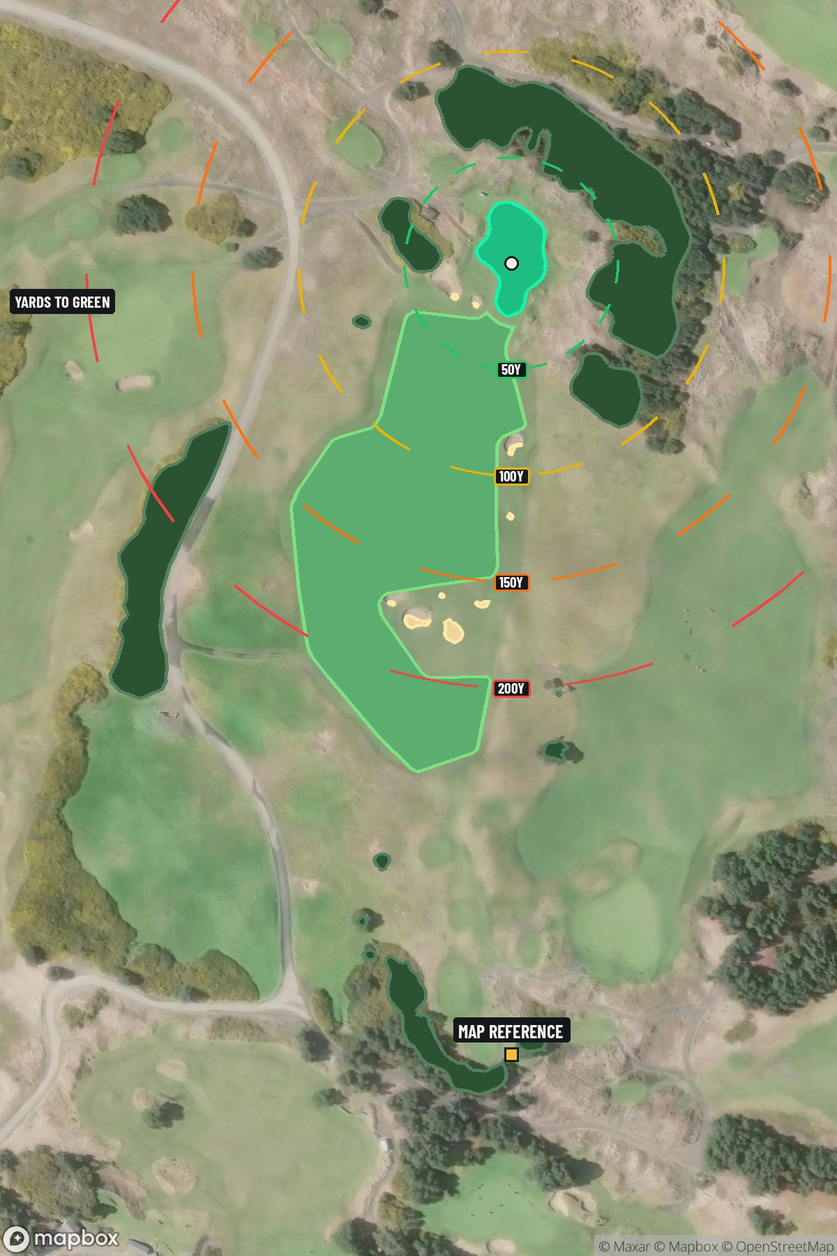 Hole 8 aerial at Bandon Dunes Resort (Bandon Dunes Course)