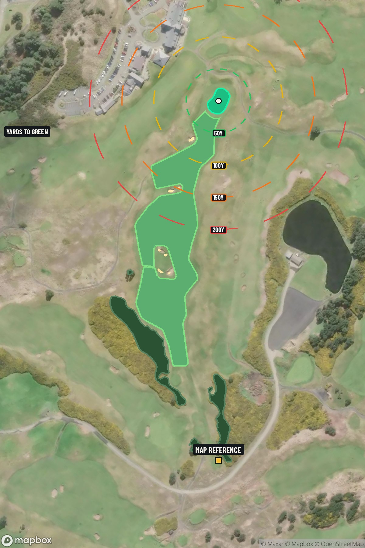 Hole 9 aerial at Bandon Dunes Resort (Bandon Dunes Course)