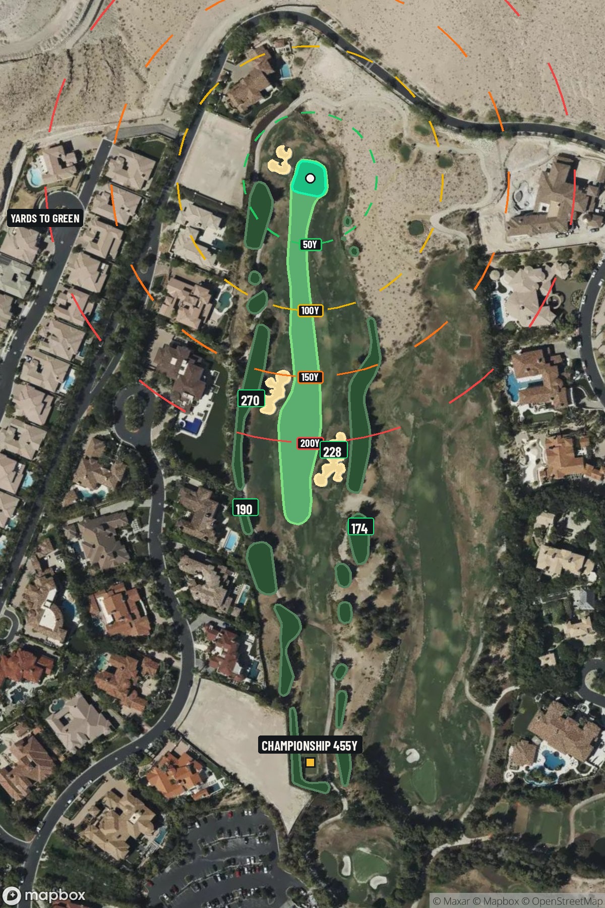 Hole 10 aerial at Southern Highlands Golf Club