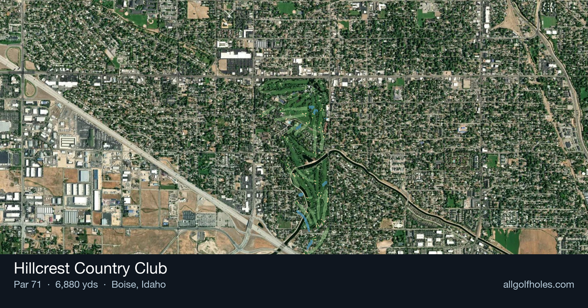Hillcrest Country Club aerial view