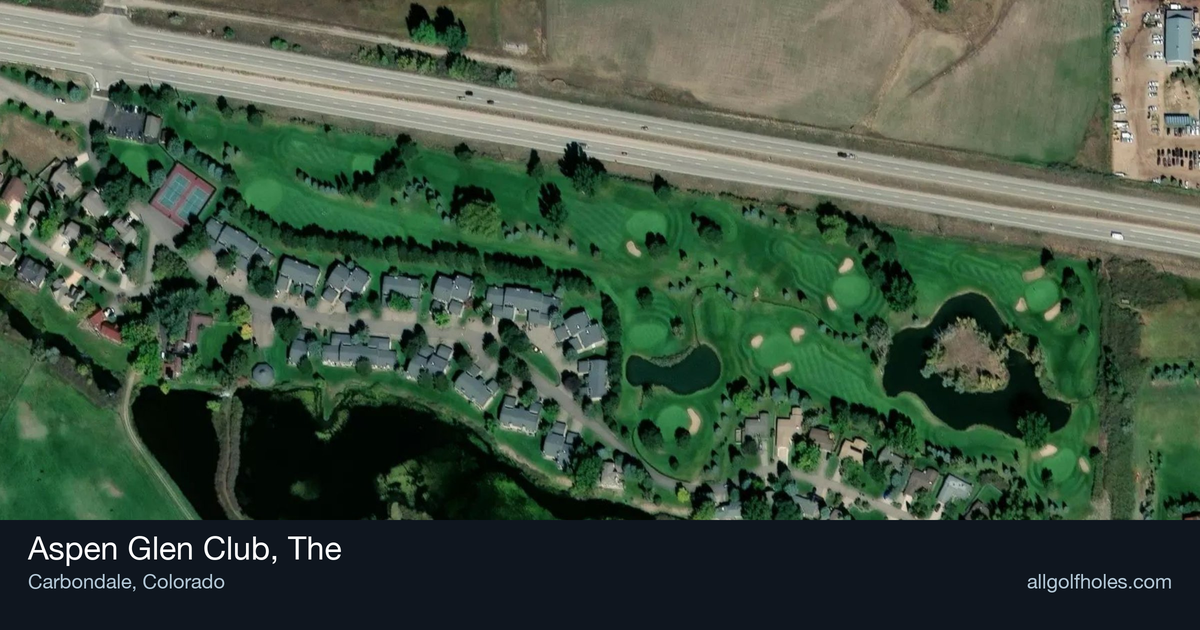Aspen Glen Club, The aerial view