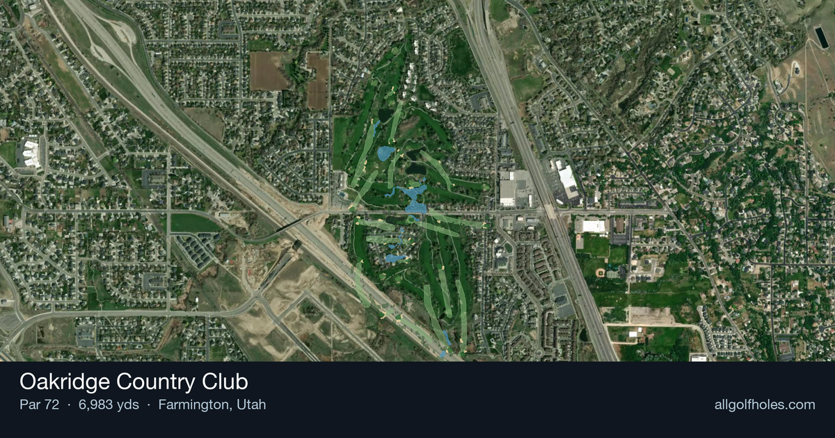 Oakridge Country Club aerial view