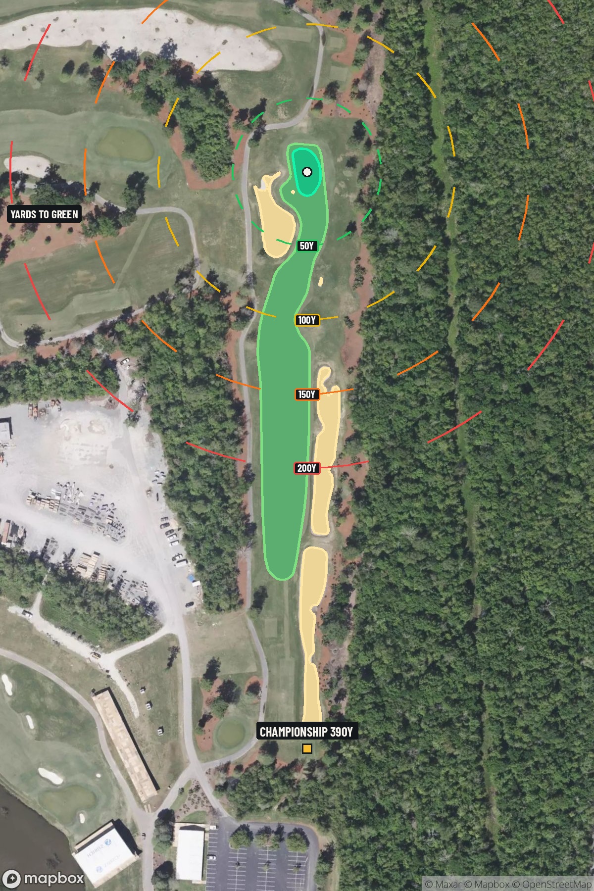 Hole 10 aerial at TPC of Louisiana