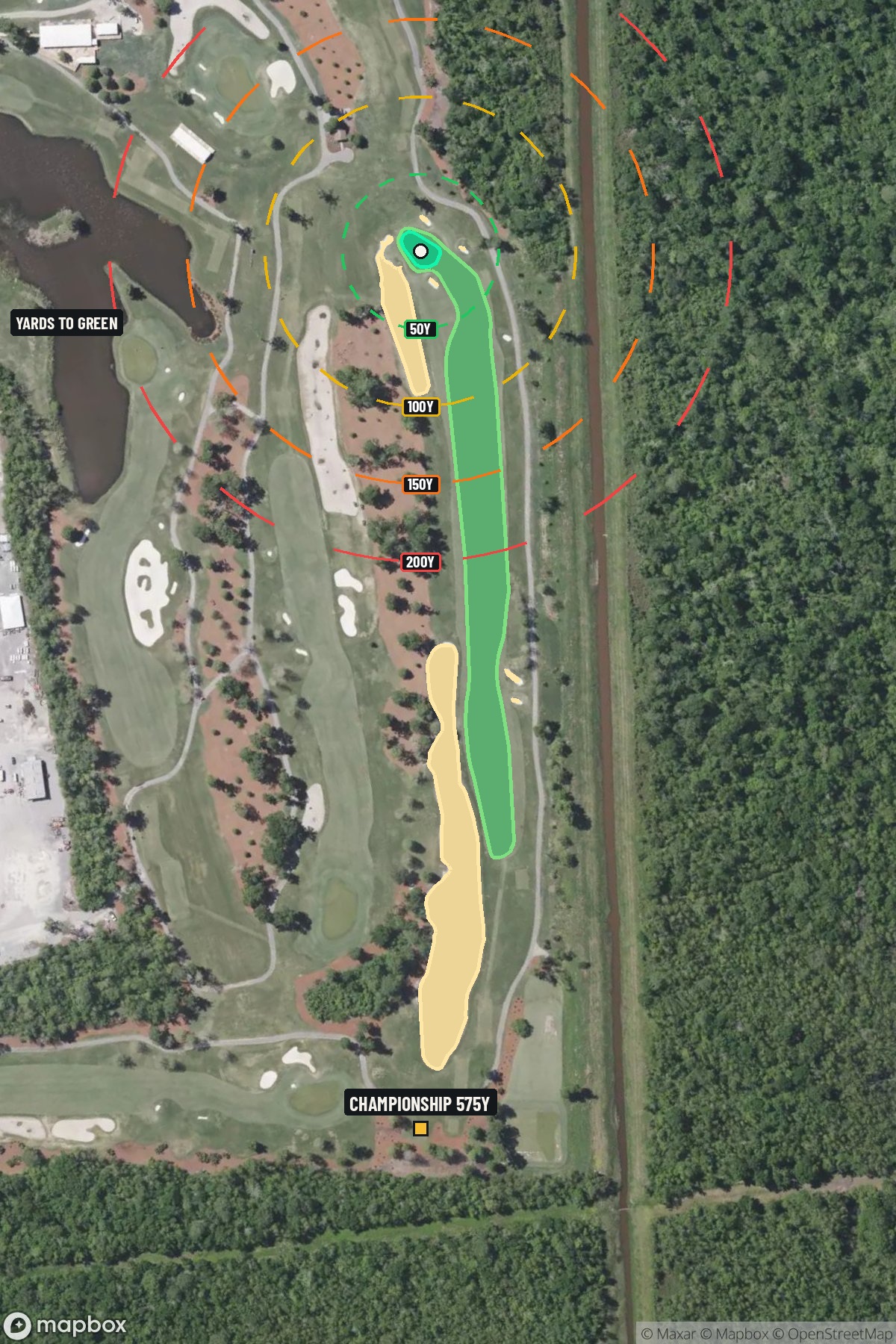 Hole 11 aerial at TPC of Louisiana