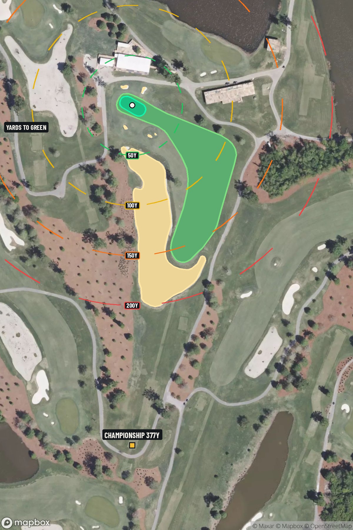 Hole 13 aerial at TPC of Louisiana