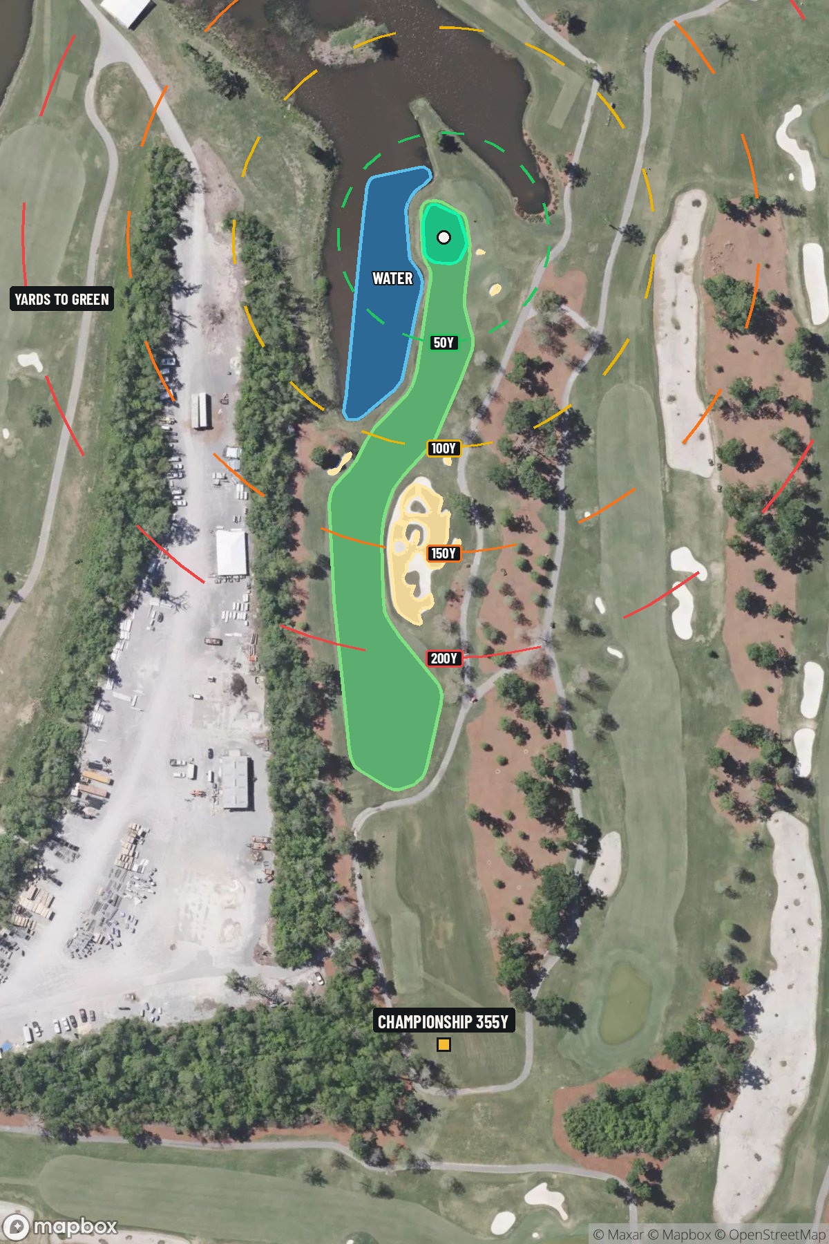 Hole 16 aerial at TPC of Louisiana