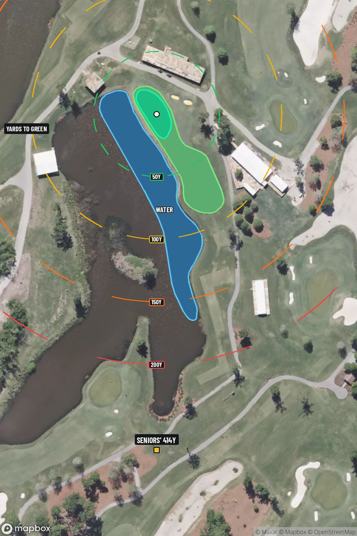 Hole 17 aerial at TPC of Louisiana